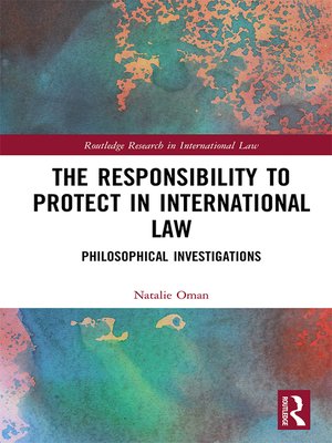 cover image of The Responsibility to Protect in International Law